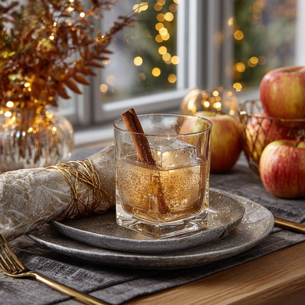 Golden Eyes Apple-Bourbon Smash